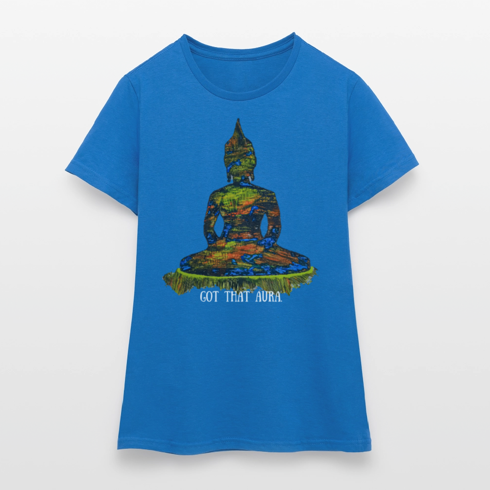 Frauen T-Shirt Zirkulation - Royalblau