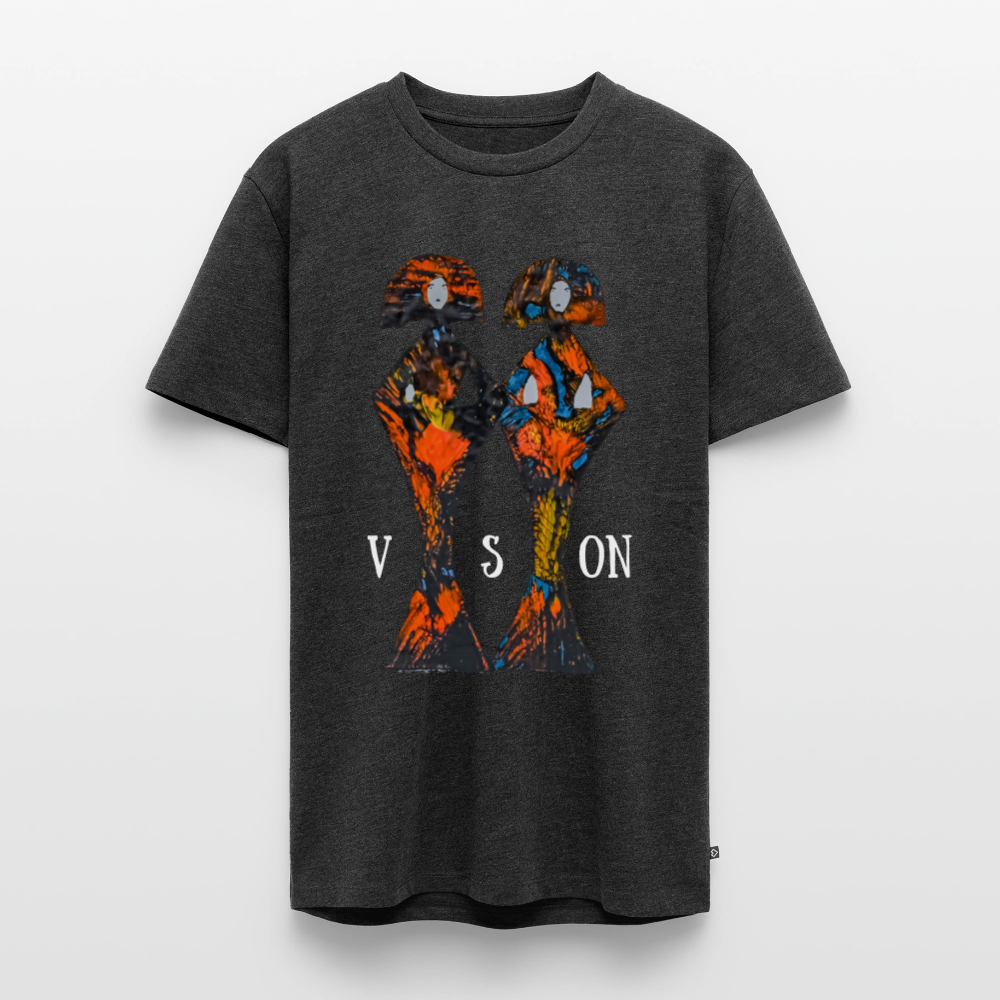 Männer Premium T-Shirt Geishas - Anthrazit meliert