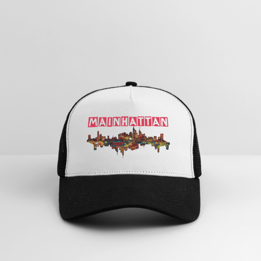 Trucker Cap - Weiß/Schwarz