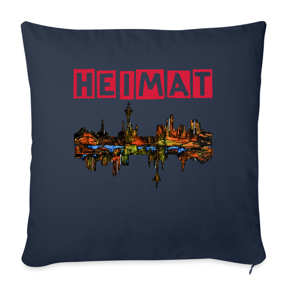 Sofakissen mit Füllung 44 x 44 cm - Navy