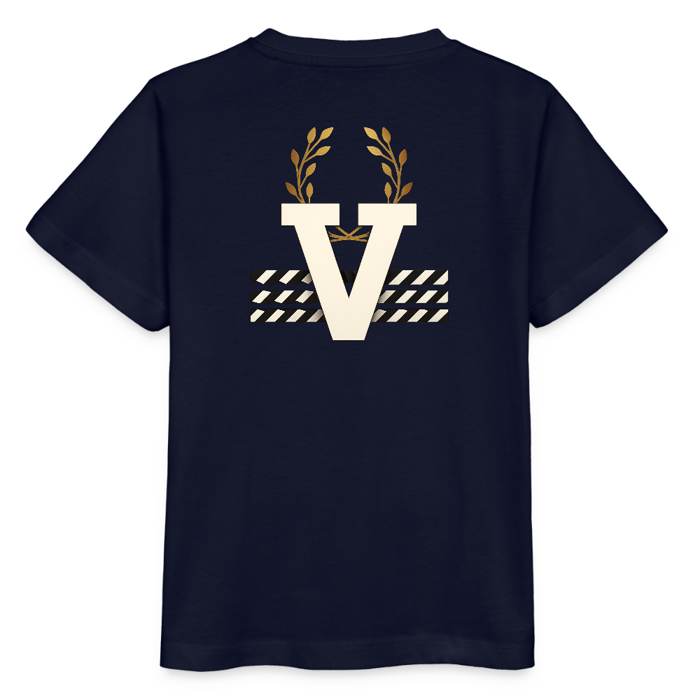 Unisex Kinder T-Shirt Zirkulation - Navy