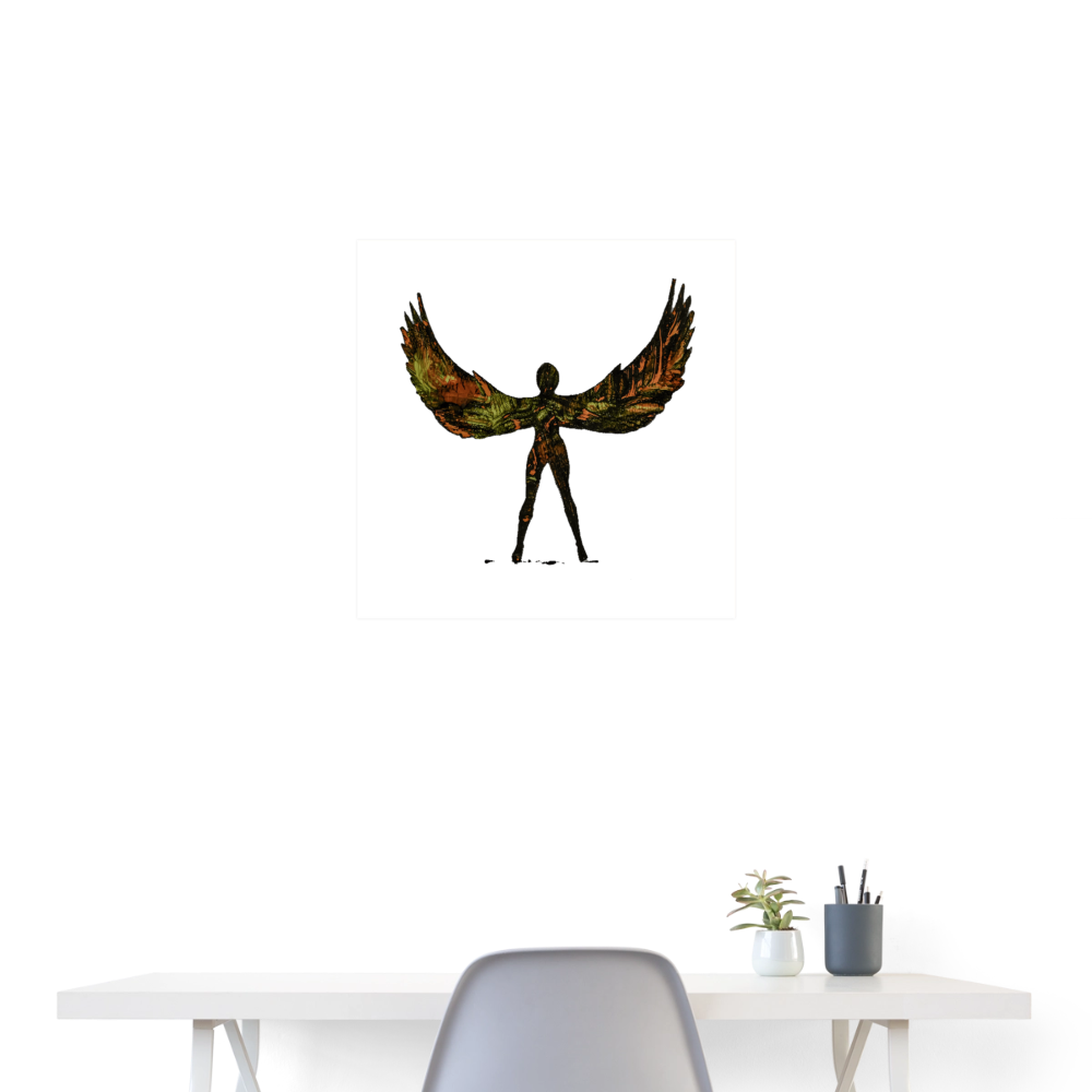 Poster Light - Weiß