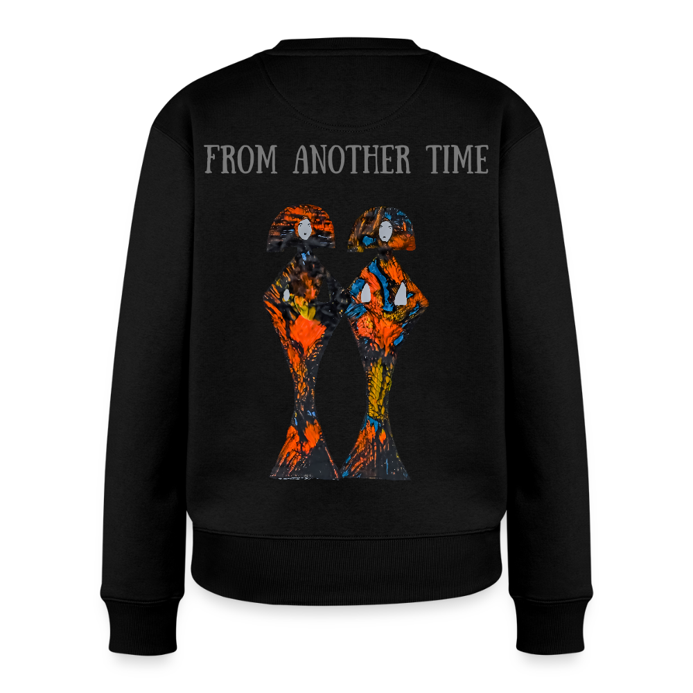 Frauen Pulli Geishas Backprint - Schwarz