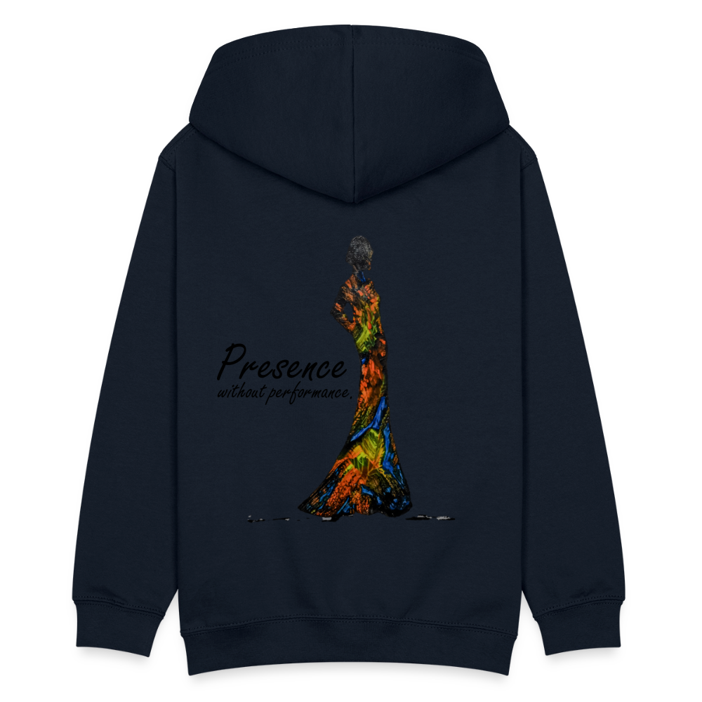 Teenager Hoodie Presence Backprint - Navy