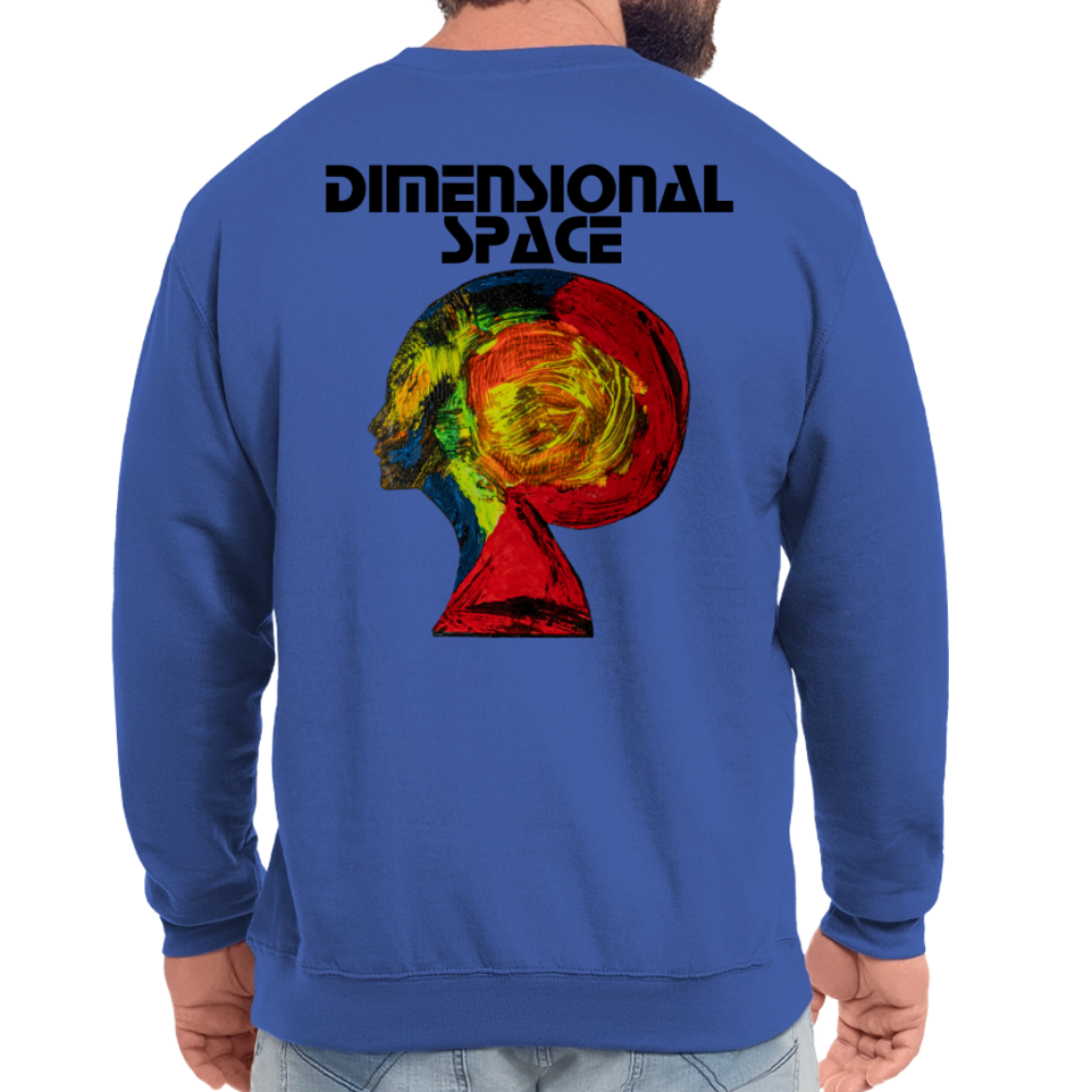 Unisex Pulli Gaia Backprint - Royalblau