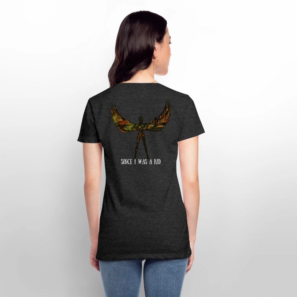 Frauen Premium T-Shirt Light - Anthrazit meliert