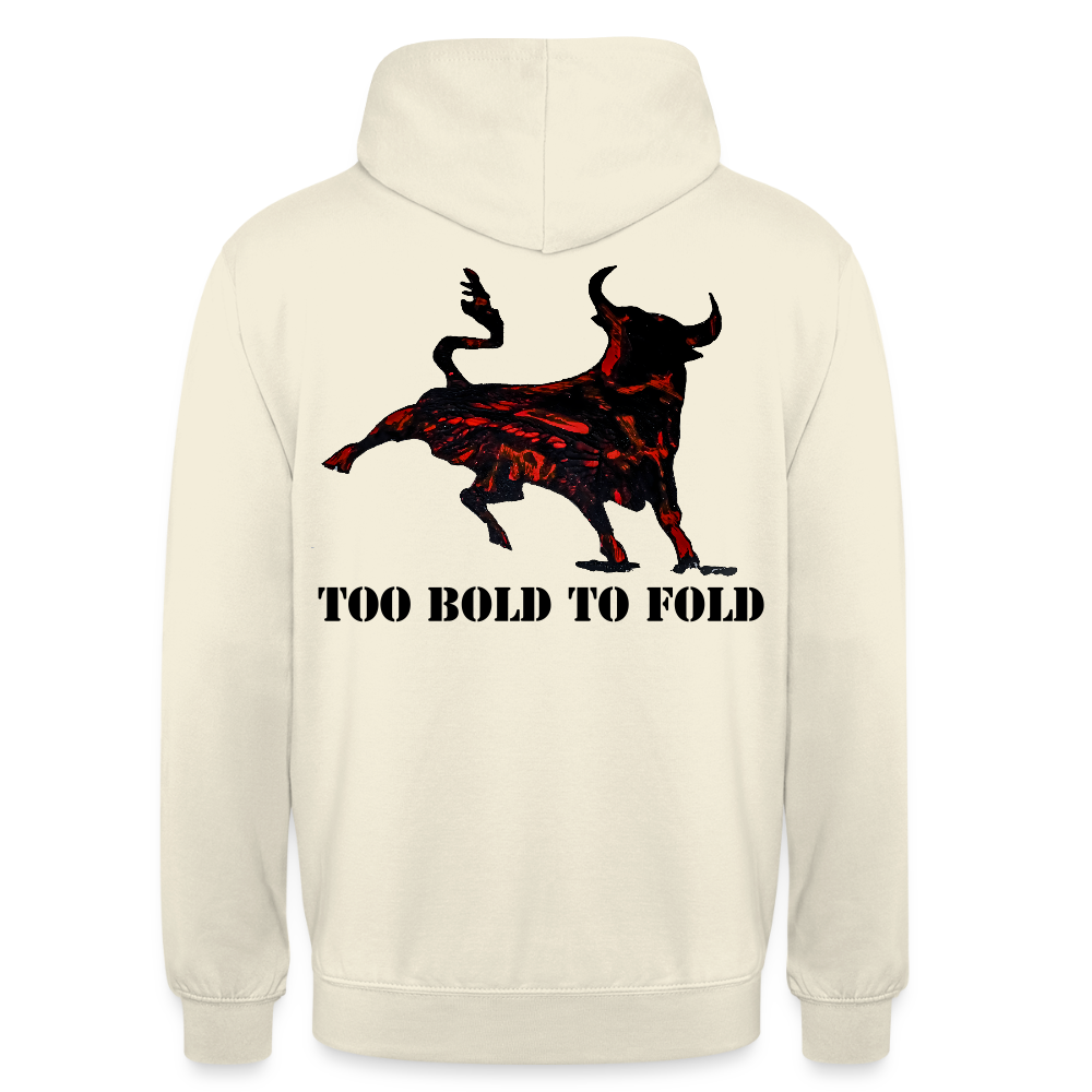 Unisex Hoodie Torro Backprint - Vanille-Milchshake