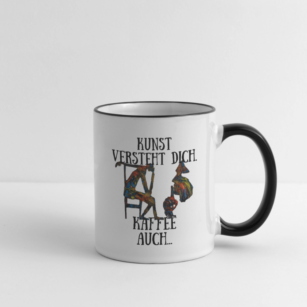 Tasse - Weiß/Schwarz