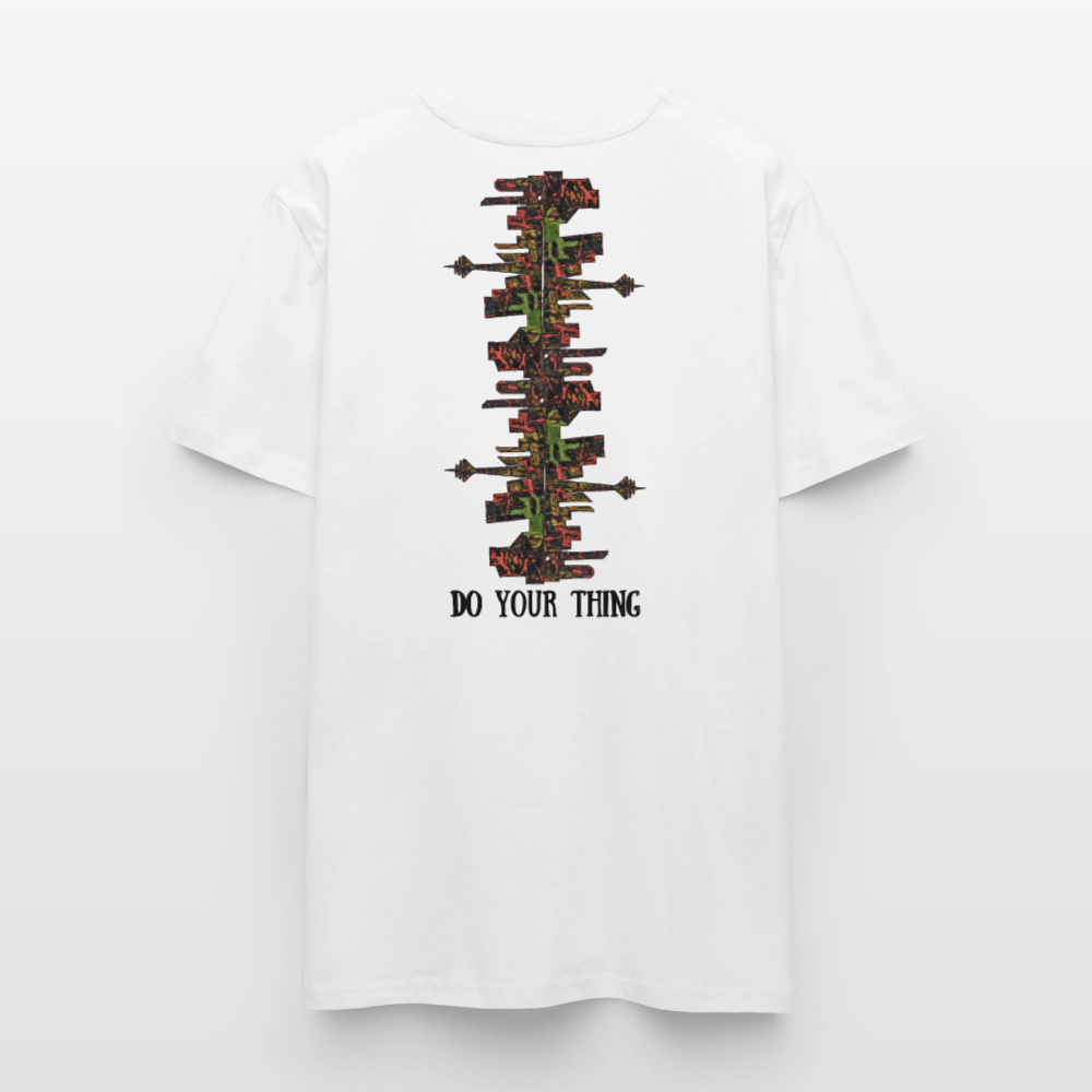 Unisex T-Shirt Düsseldorfer Skyline V.9 - Weiß