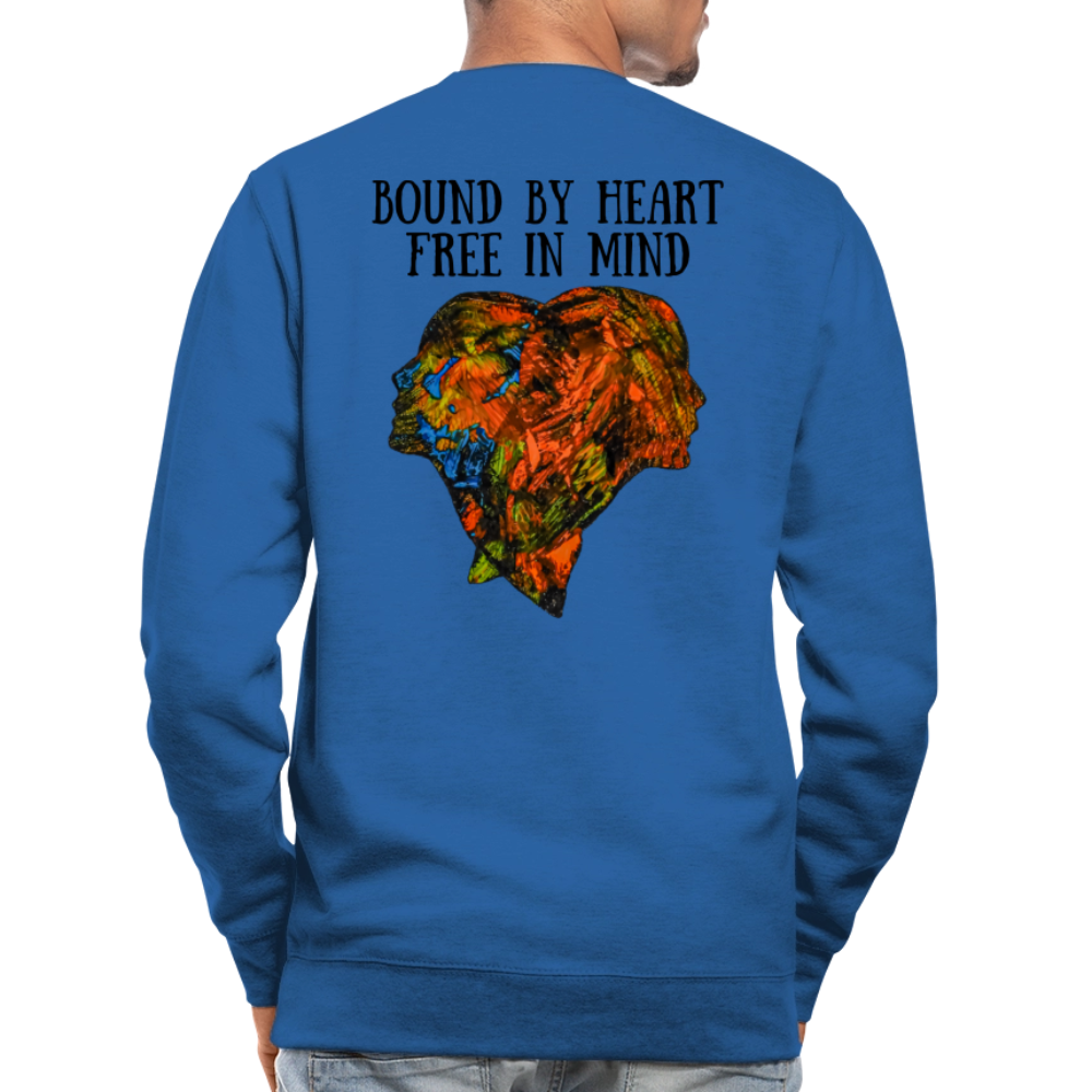 Unisex Pulli Espejo Backprint - Royalblau