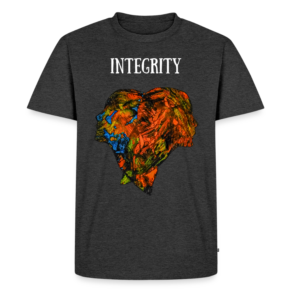 Männer Premium T-Shirt Espejo - Anthrazit meliert