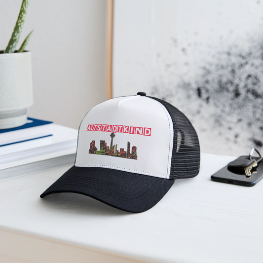 Trucker Cap - Weiß/Schwarz