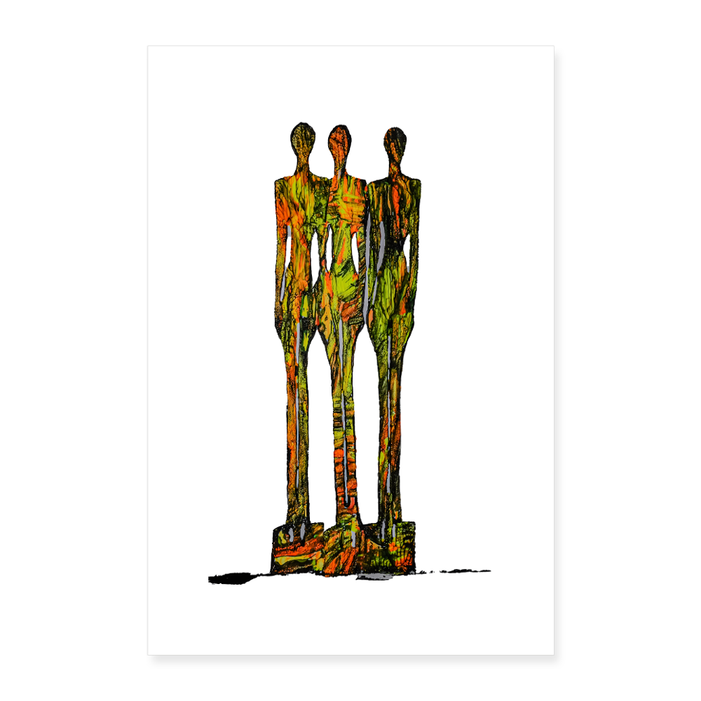 Poster 60x90 cm - Weiß