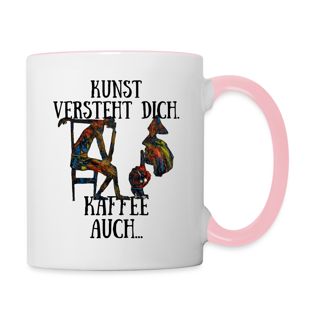 Tasse - Weiß/Pink