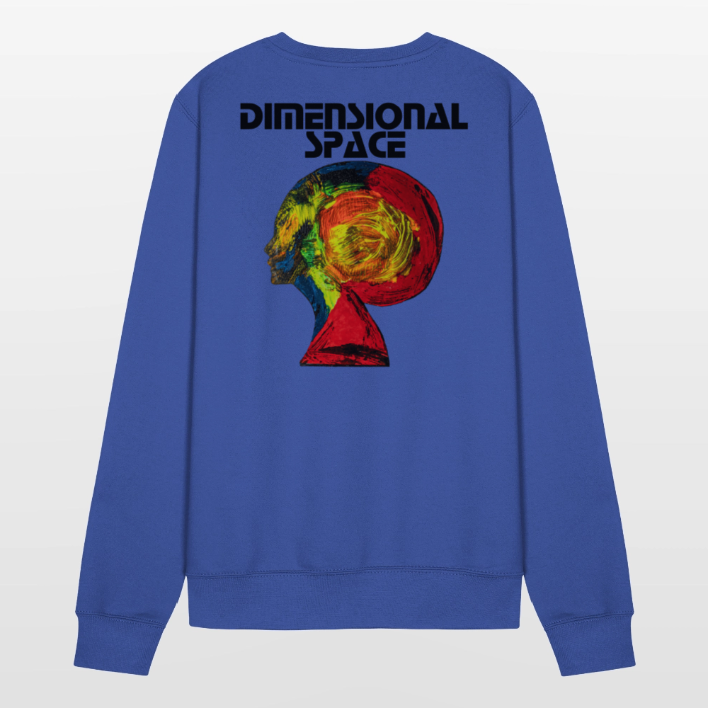 Unisex Pulli Gaia Backprint - Royalblau