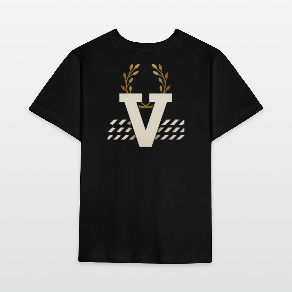 Unisex Kinder T-Shirt Düsseldorfer Skyline V.7 - Schwarz