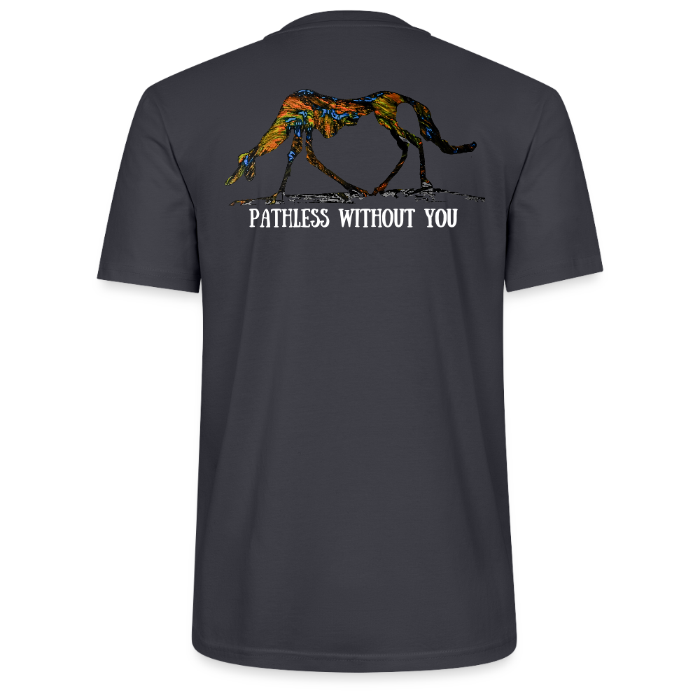 Unisex T-Shirt Lucy - Dunkles Graublau