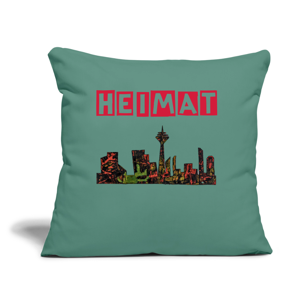 Sofakissen mit Füllung 44 x 44 cm - Tanngrün