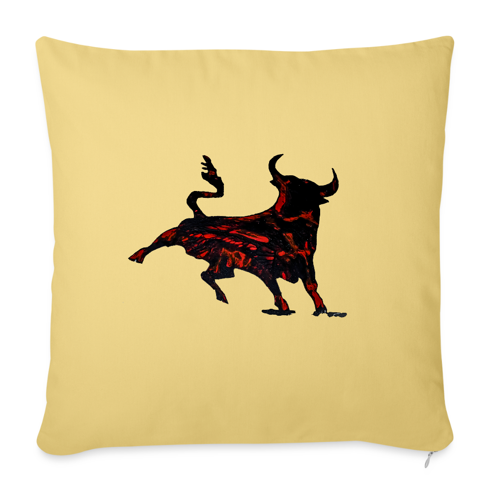 Sofakissenbezug 44 x 44 cm - Hellgelb