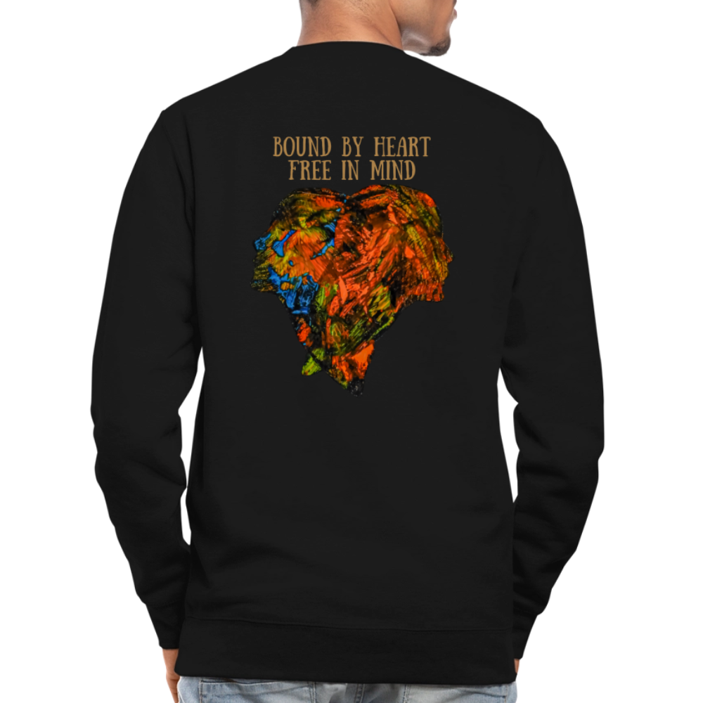 Männer Pulli Espejo Backprint - Schwarz