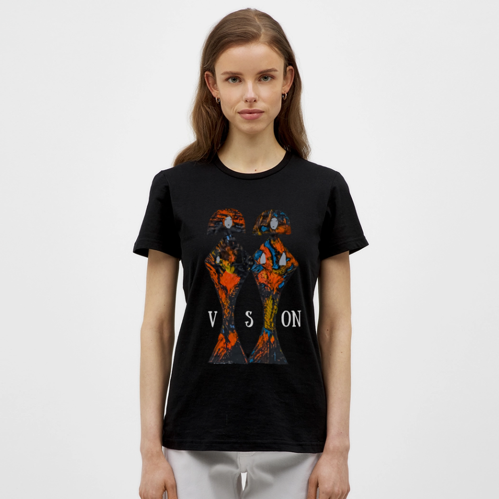 Frauen T-Shirt Geishas - Schwarz