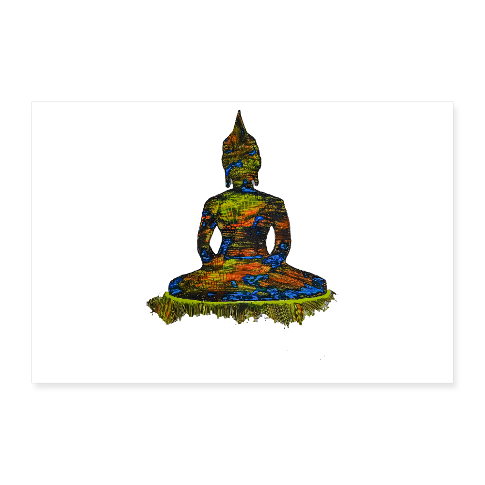 Poster 90x60 cm - Weiß