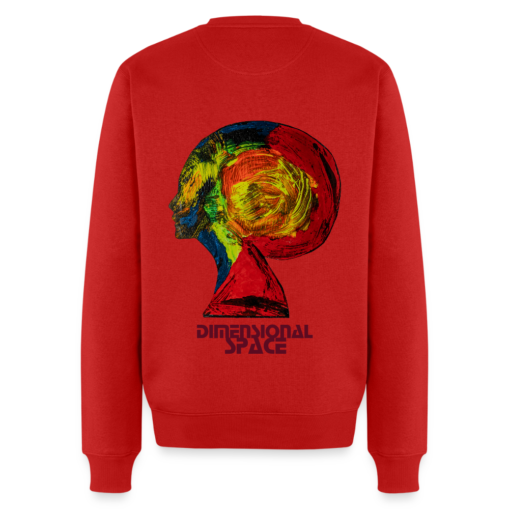 Männer Pulli Gaia Backprint - Rot