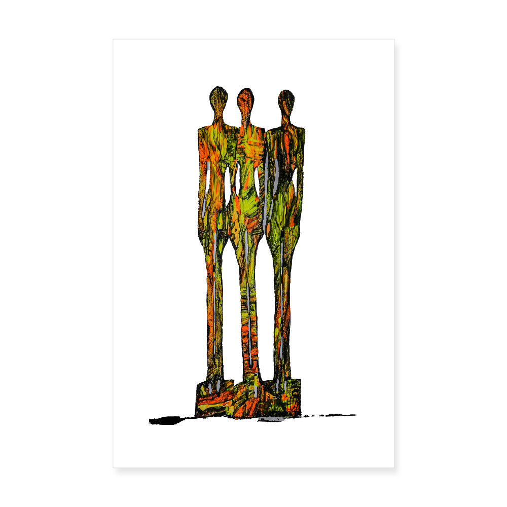 Poster 20x30 cm - Weiß