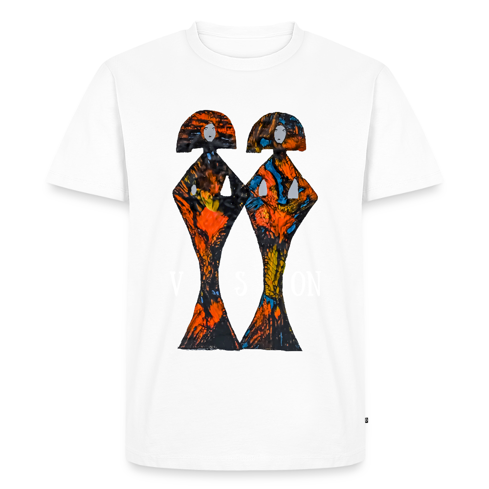 Männer Premium T-Shirt Geishas - Weiß