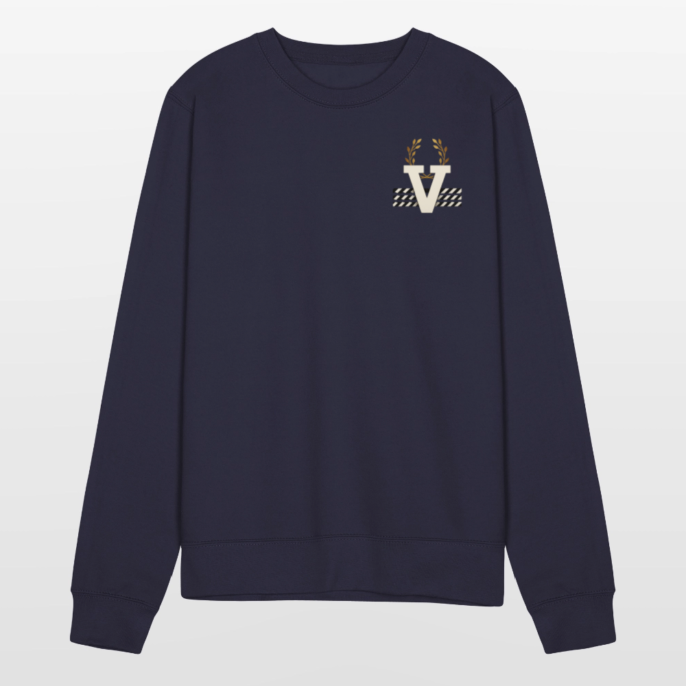 Unisex Pulli Elegance Backprint - Navy