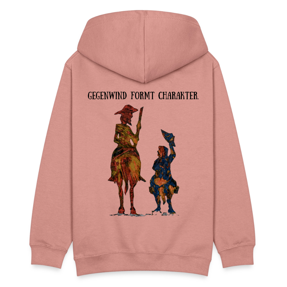 Teenager Hoodie Don Quixote Backprint - Altrosa