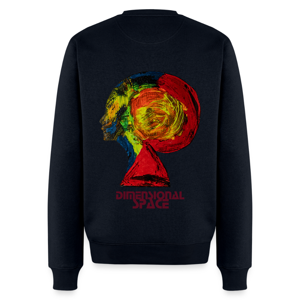 Männer Pulli Gaia Backprint - Navy