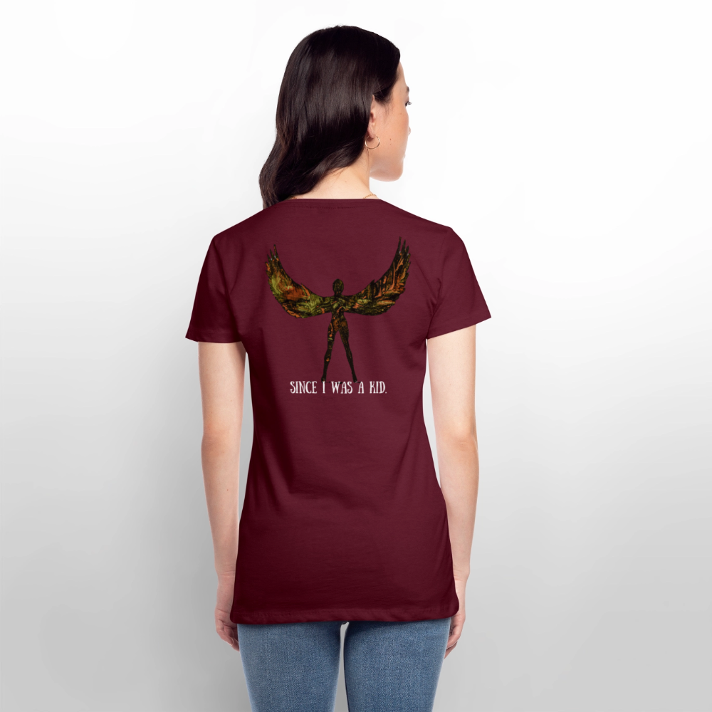 Frauen Premium T-Shirt Light - Burgunderrot