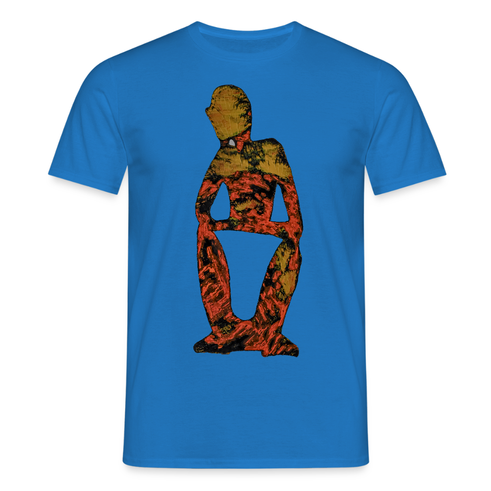 Männer T-Shirt Stille - Royalblau