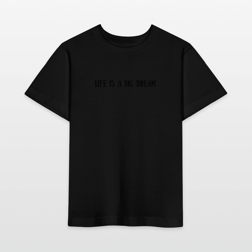 Unisex Kinder T-Shirt Vision - Schwarz