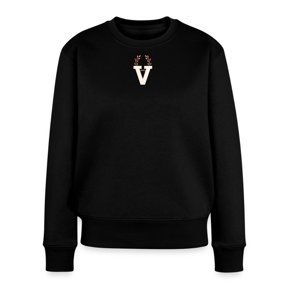 Frauen Hoodie Düsseldorfer Skyline Backprint - Schwarz