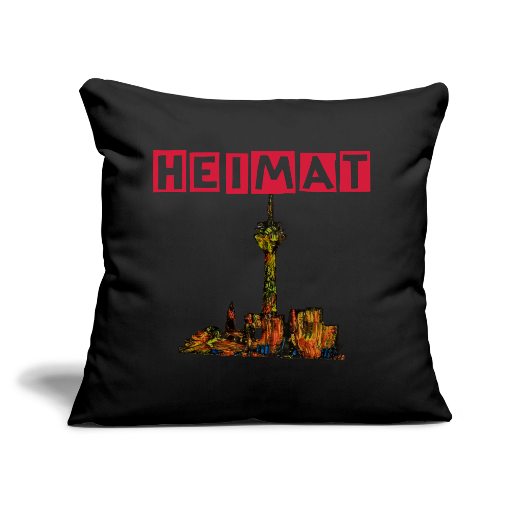 Sofakissenbezug 44 x 44 cm - Schwarz