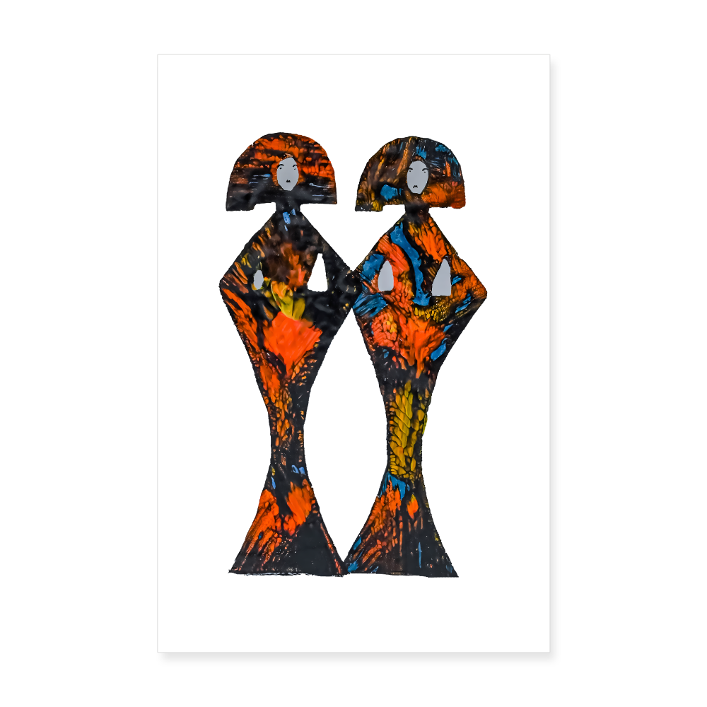 Poster 20x30 cm - Weiß