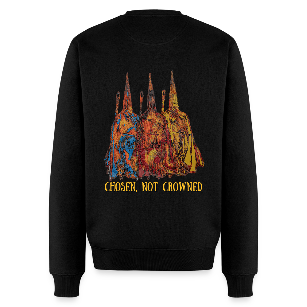 Männer Pulli Nazzarener Backprint - Schwarz