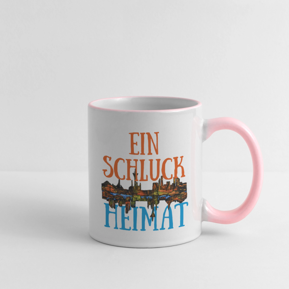 Tasse - Weiß/Pink