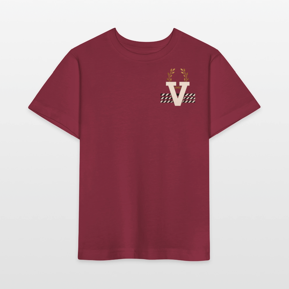 Unisex Kinder T-Shirt Light - Burgunderrot