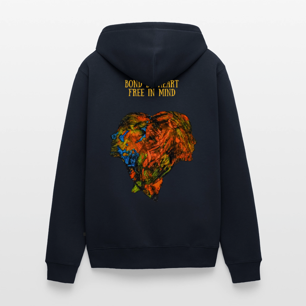 Männer Kapuzenjacke Espejo Backprint - Navy