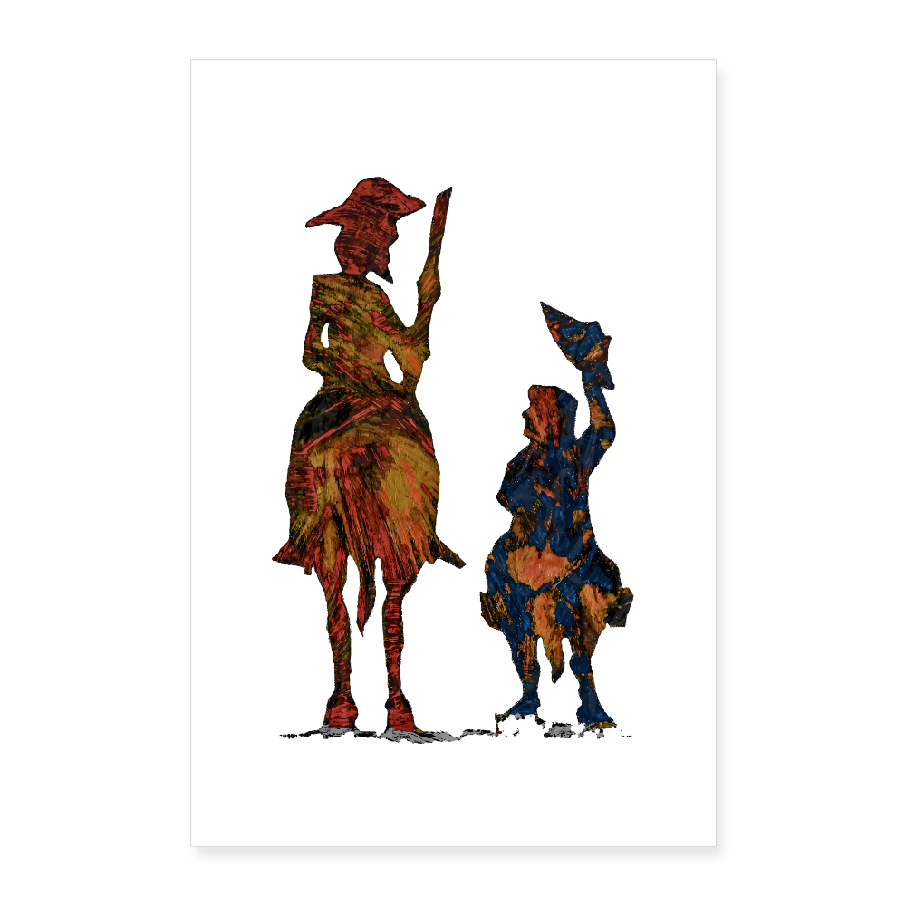 Poster 40x60 cm - Weiß