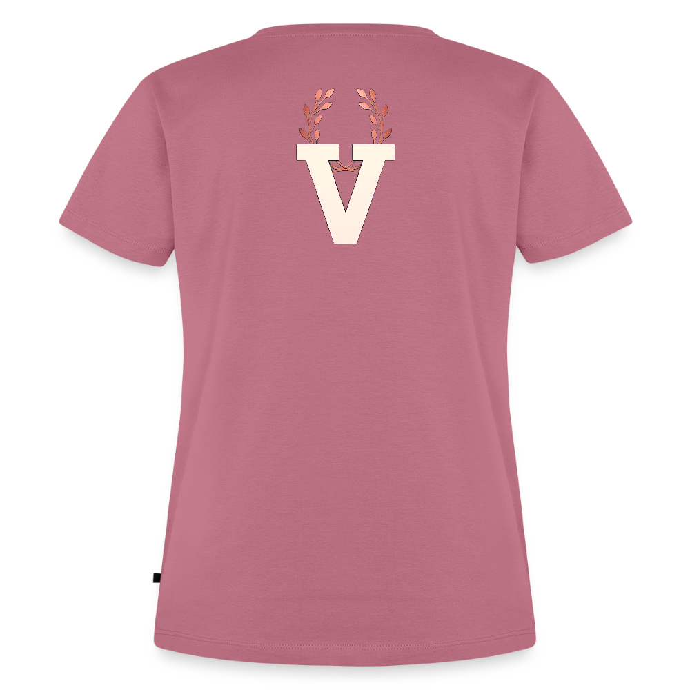 Frauen Premium T-Shirt Düsseldorfer Skyline V.3 - Mauve