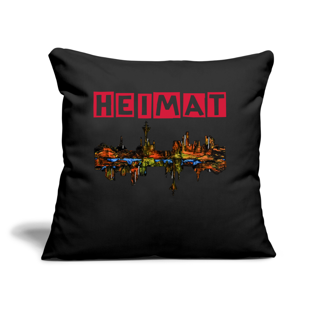 Sofakissenbezug 44 x 44 cm - Schwarz