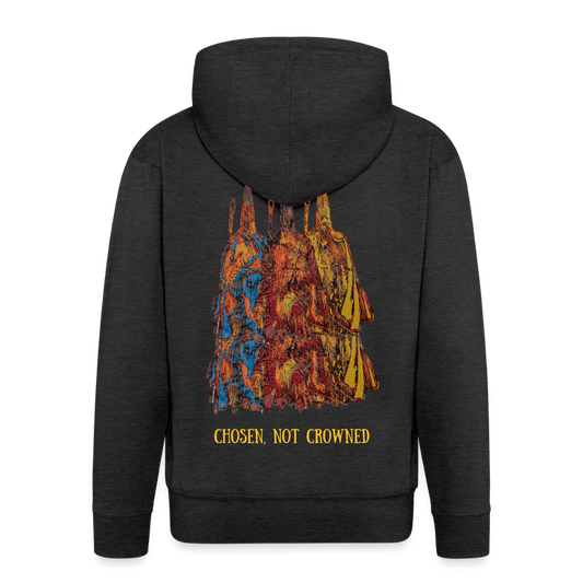 Männer Kapuzenjacke Nazzarener Backprint - Anthrazit