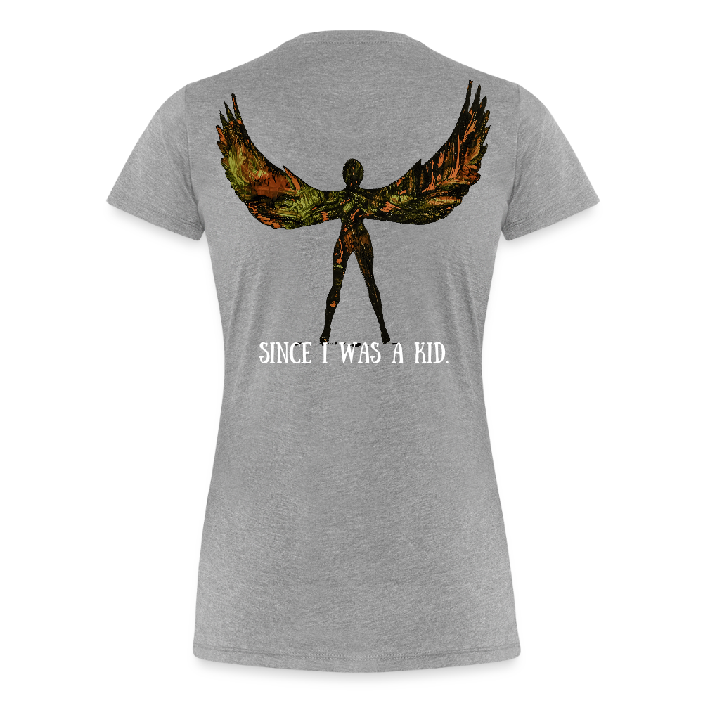 Frauen Premium T-Shirt Light - Grau meliert