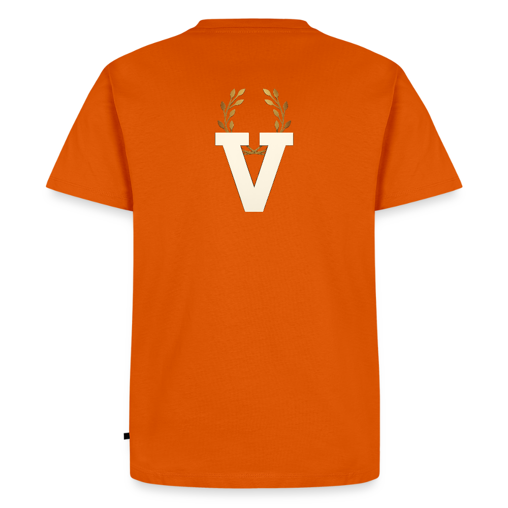 Männer Premium T-Shirt Düsseldorfer Skyline V.7 - Orange
