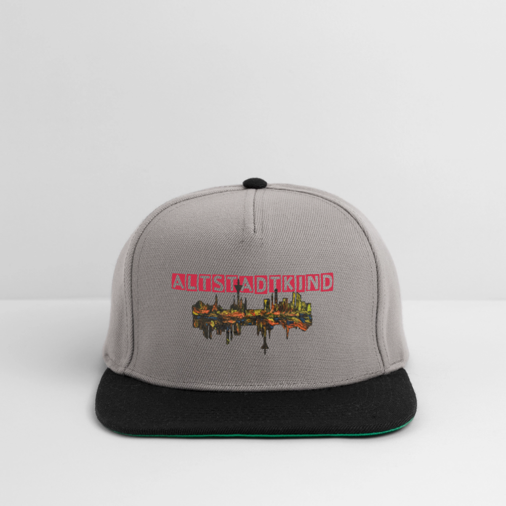 Snapback Cap - Graphit/Schwarz
