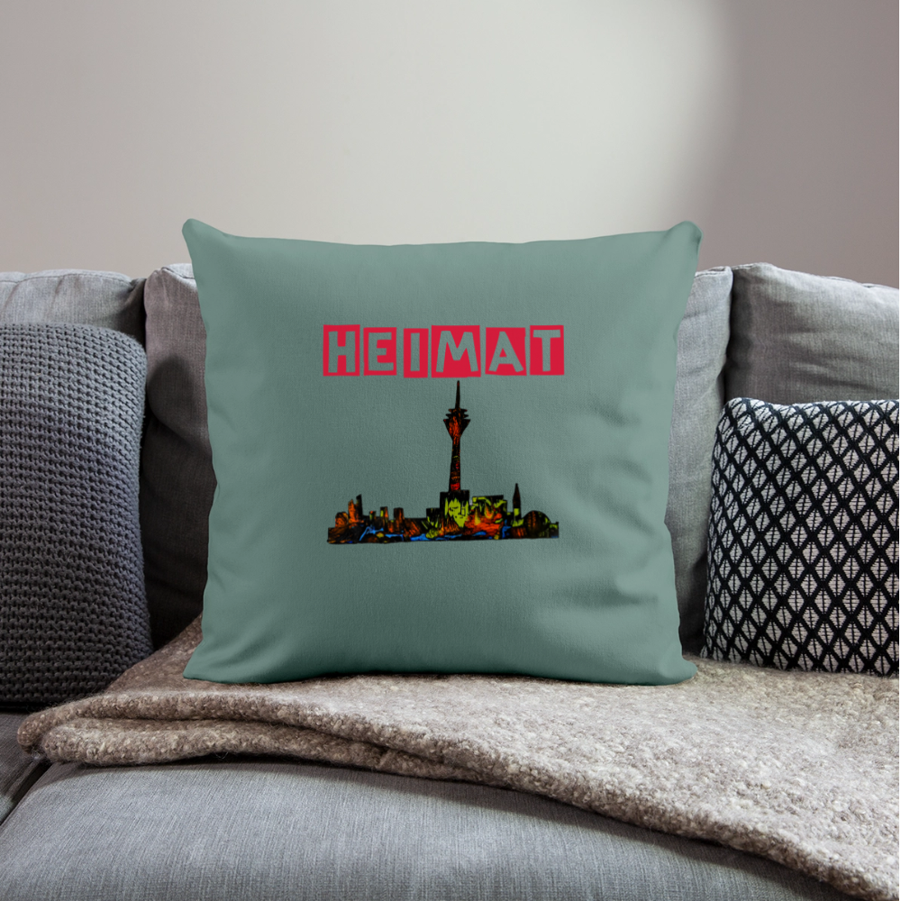 Sofakissen mit Füllung 44 x 44 cm - Tanngrün